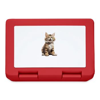 Cat Cats American Bobtail - Lunchbox - red - Front