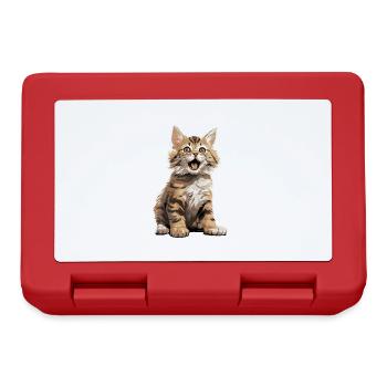 Cat Cats American Bobtail - Lunchbox - red - Front