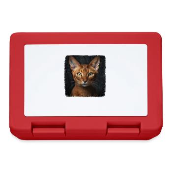 Chat d’Abyssinie Abessinierkatze - Boîte à goûter - rouge - Devant
