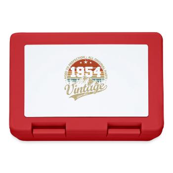 Vintage 1954 Retro Vintage Birthday Gift - Lunchbox - red - Front