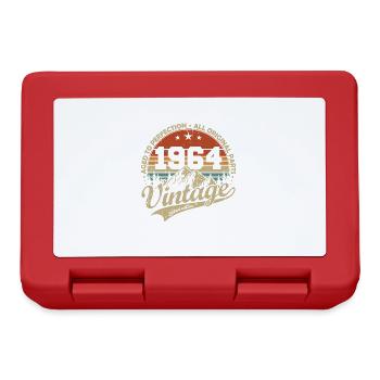 Vintage 1964 Retro Vintage Birthday Gift - Lunchbox - red - Front