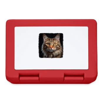 Cat Cats American Bobtail - Lunchbox - red - Front