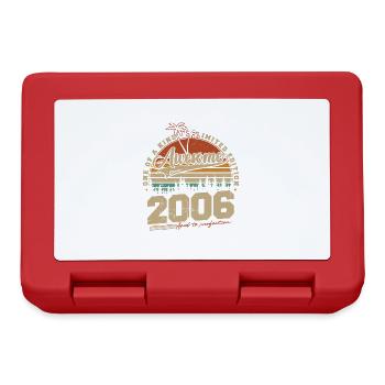 Vintage 2006 Vintage Birthday Gift Retro - Lunchbox - red - Front