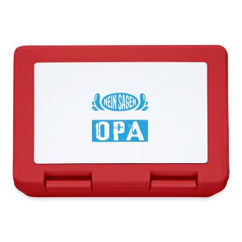 Je n’ai pas besoin de dire non, je suis grand-père - Boîte à goûter - rouge - Devant