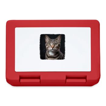 Cat Cats American Wirehair - Lunchbox - red - Front