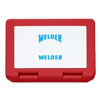 Schweißer Schweißen - Brotdose - Rot - Vorne