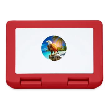 Eagle at Eagle Beach Aruba Summer Vacation - Lunchbox - red - Front
