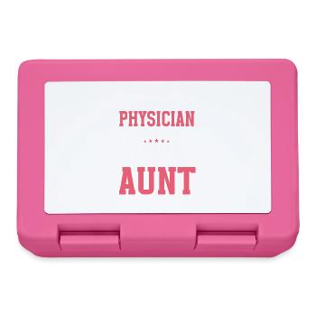 Médecin Disant École De Médecine Pa Étudiant Médecin - Boîte à goûter - rose - Devant