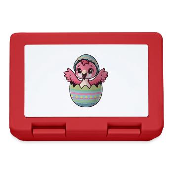 Easter Bird Hatching Happy Easter Greetings - Lunchbox - red - Front