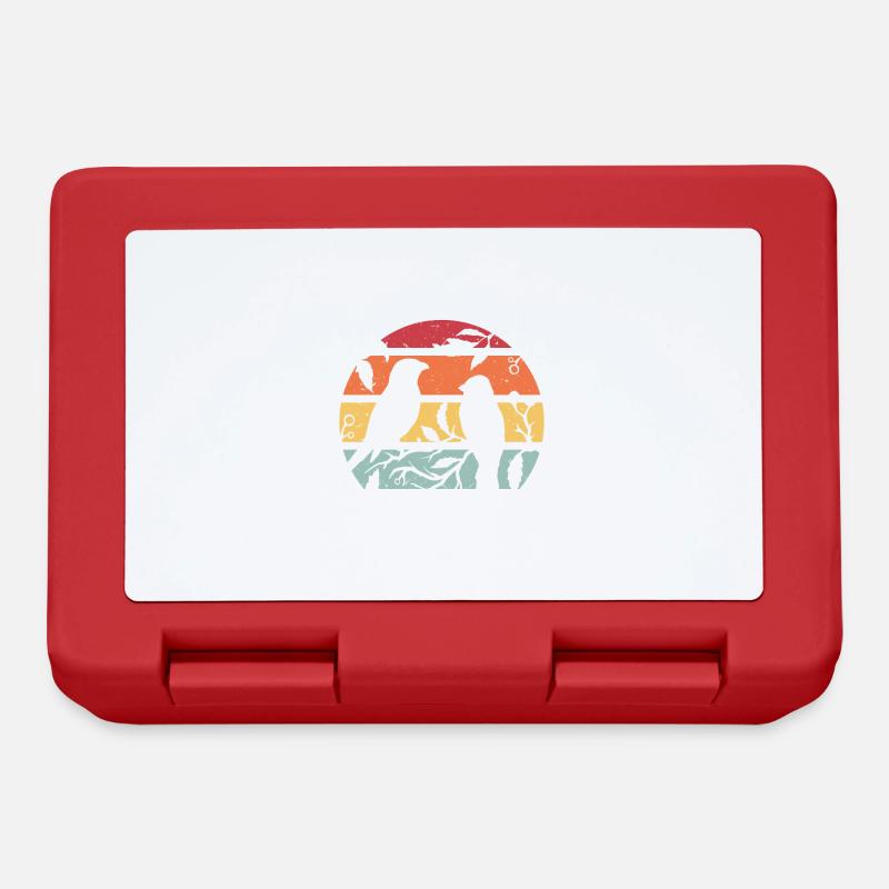 Observation des oiseaux Observation des oiseaux Observation des oiseaux Observateur d’oiseaux - Boîte à goûter - rouge