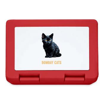 Bombay Cat Bombay Katze - Brotdose - Rot - Vorne