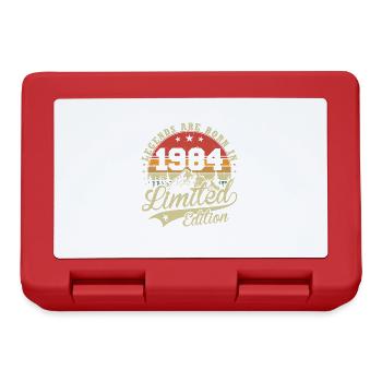 1984 Born Legends Vintage Birthday Gift - Lunchbox - red - Front