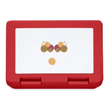 Knitting Crochet - Lunchbox - red - Front