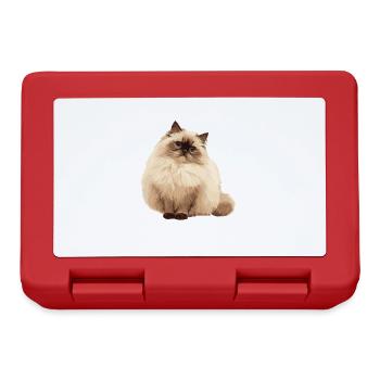 Himalayan Cat Colourpoint Katze - Lunchbox - red - Front