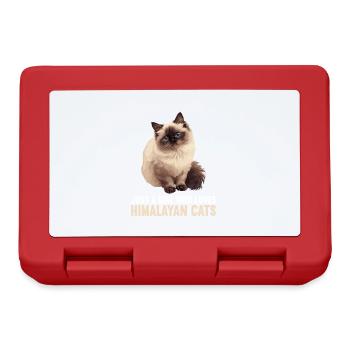 Himalayan Cat Colourpoint Katze - Lunchbox - red - Front