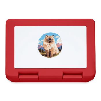 Chat de l’Himalaya Colourpoint Katze - Boîte à goûter - rouge - Devant