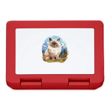 Chat de l’Himalaya Colourpoint Katze - Boîte à goûter - rouge - Devant
