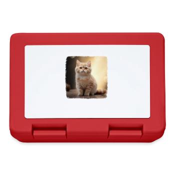 Munchkin Kätzchen Munchkin Katze - Brotdose - Rot - Vorne