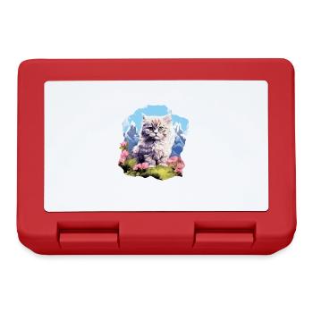 Persian Cat Perserkatze - Lunchbox - red - Front