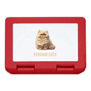 Persian Cat Perserkatze - Lunchbox - red - Front