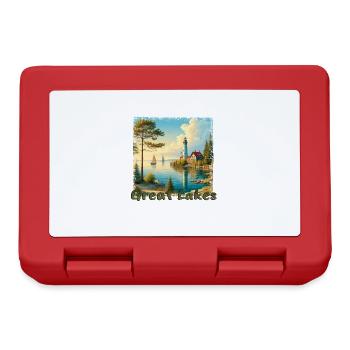 Great Lakes USA - Sailing & Powerboating Holidays - Lunchbox - red - Front