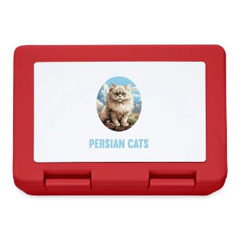 Persian Cat Perserkatze - Lunchbox - red - Front