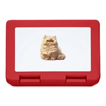 Persian Cat Perserkatze - Lunchbox - red - Front