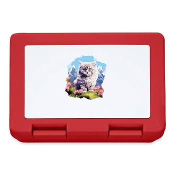 Persian Cat Perserkatze - Lunchbox - red - Front