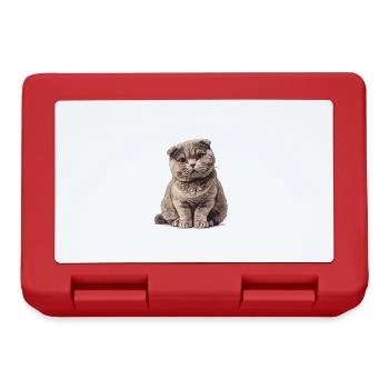 Scottish Fold Kitten Scottish Fold Cat - Lunchbox - red - Front