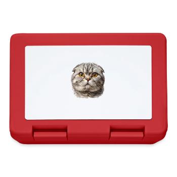 Scottish Fold Kitten Scottish Fold Cat - Lunchbox - red - Front