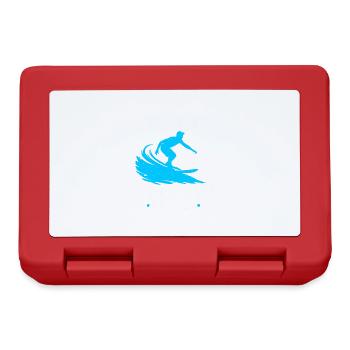Surfeur Surfeur - Boîte à goûter - rouge - Devant