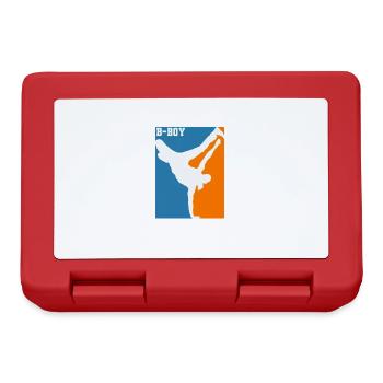 Breakdance, B-Boy, Hip-Hop and Funk - Lunchbox - red - Front