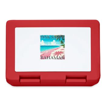 Bahamas Pink Sands Grunge Look - Brotdose - Rot - Vorne