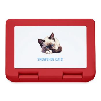 Chaton raquette Chat raquette - Boîte à goûter - rouge - Devant