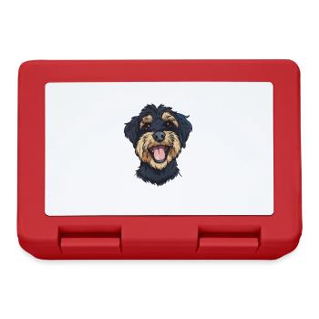 Schnoodle | Cartoon Artwork - Brotdose - Rot - Vorne