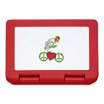 Peace Symbol of Peace - Lunchbox - red - Front