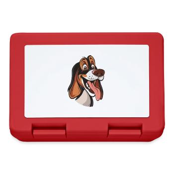 Tiroler Bracke Tyroler | Bracke Tyrolean Hound - Brotdose - Rot - Vorne