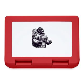 Gorilla astronaut in space - Lunchbox - red - Front