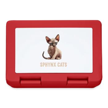 Sphynx Kätzchen Sphynx Katze - Brotdose - Rot - Vorne