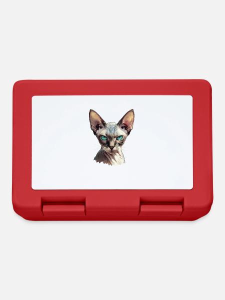 Sphynx Kätzchen Sphynx Katze - Brotdose - Rot