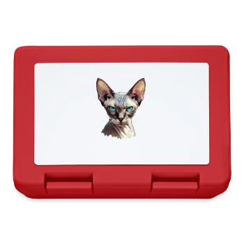Sphynx Kätzchen Sphynx Katze - Brotdose - Rot - Vorne