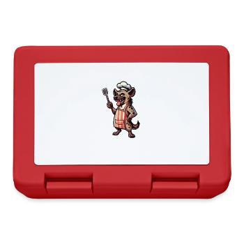 Hyena Grill Chef Summer BBQ - Lunchbox - red - Front