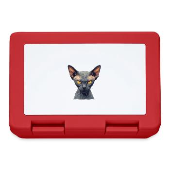 Sphynx Kätzchen Sphynx Katze - Brotdose - Rot - Vorne