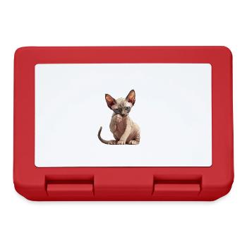 Sphynx Kätzchen Sphynx Katze - Brotdose - Rot - Vorne