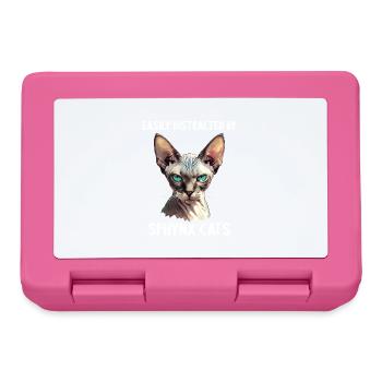Sphynx Kätzchen Sphynx Katze - Brotdose - Pink - Vorne