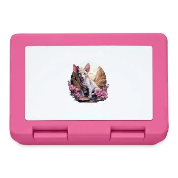 Sphynx Kätzchen Sphynx Katze - Brotdose - Pink - Vorne