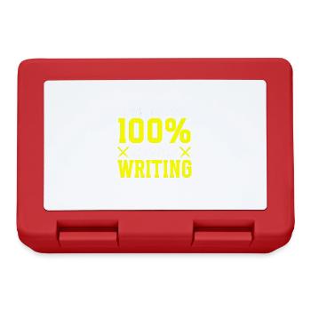 Author Writer - Lunchbox - red - Front