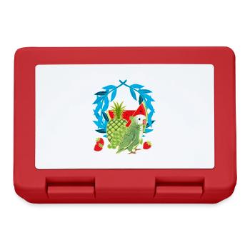 Fruit Foxes Fruit Summer Parrot - Lunchbox - red - Front