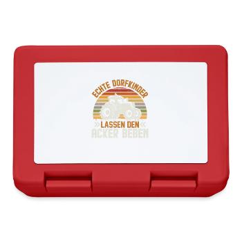 Farmer Village Kid Tractor - Lunchbox - red - Front