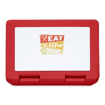 Eat Sleep Drone - Brotdose - Rot - Vorne